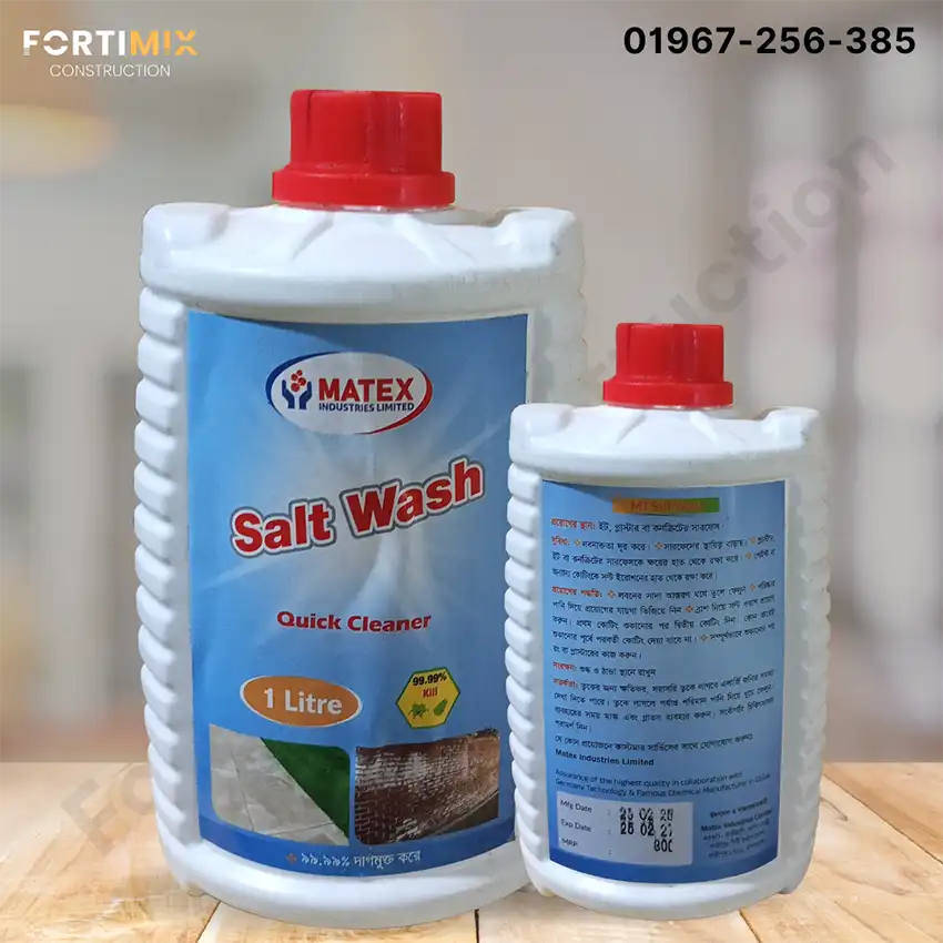 Salt Wash Cleaner for Brick, Tile & Wall – Matex – 1 Litre